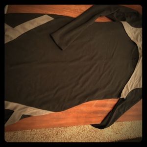 Black and Grey Dress with keyhole chest